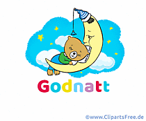 e-Card Gute Nacht auf Schwedisch