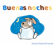 Animation Gute Nacht auf Spanisch zum Teilen online