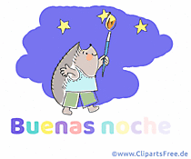 Bild Gute Nacht auf Spanisch