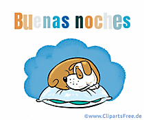 Gute Nacht auf Spanisch Gif