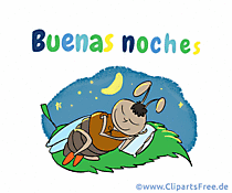 Kostenlose E-Karte Gute Nacht auf Spanisch