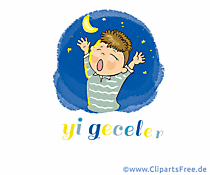 Gute Nacht Spruch auf Türkisch
