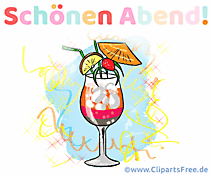 Cocktail am Abend Gif Clipart