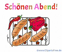 Grillen am Abend Gif-Bild
