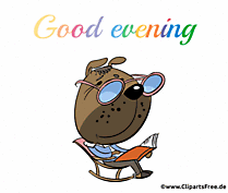 Einen schönen ruhigen Abend Grusskarte online verschicken