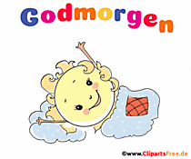 Animation in Dänisch - Guten Morgen Grüße kostenlos