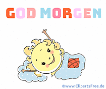 Gif Guten Morgen auf Dänisch