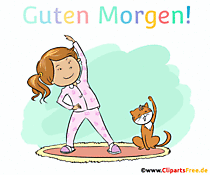 Animation Sport am Morgen - Gif Cliparts