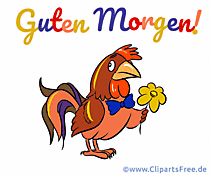 Guten Morgen Grüsse animiertes Bild zum Verschicken per E-Mail