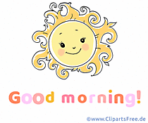 Guten Morgen in Englischer Sprache E-Card