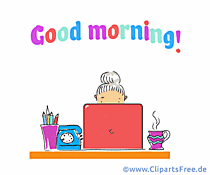 Guten Morgen in Englischer Sprache Gif, Bild, Clipart