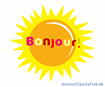 Guten Morgen auf Französisch Gif-Animation