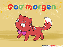 Guten Morgen in norwegischer Sprache - Gifs animiert