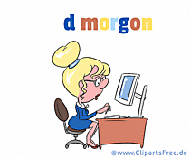 Guten Morgen auf Schwedisch Animation