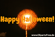 Halloween Feuerwerk Gif-Bild
