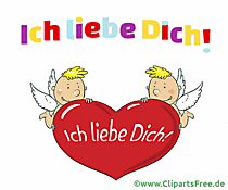 Обичам те на немски
