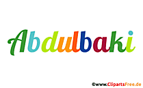 Abdulbaki Name für Baby - Vornamen für Jungs als Bilder