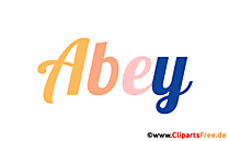 Abey Name für Baby - Vornamen für Jungs als Bilder