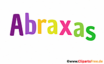 Abraxas Vorname für Jungen Deko Illustration mit Animation