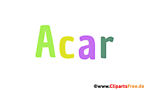 Acar Vorname für Jungen - Babyvornamen als animierte Bilder