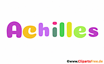 Achilles schöner griechischer Vorname Bild animiert