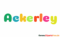 Ackerley Vorname für Jungen - seltene Vornamen für Kinder