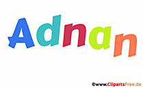 Adnan Vorname für Jungen - Babyvornamen als animierte Bilder