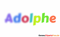 Adolphe Vorname für Jungen als animiertes Gif Bild