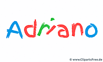 Adriano Vorname für Jungen - Babynamen als Gifs animiert