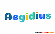 Aegidius Vorname für Jungen als animiertes Gif Bild