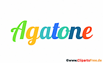 Agatone Vorname für Jungen als animiertes Gif Bild