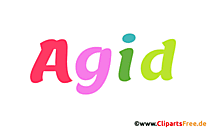 Agid Vorname für Jungen - Babyvornamen als animierte Bilder