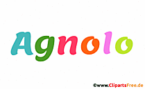 Agnolo Vorname für Jungen als animiertes Gif Bild