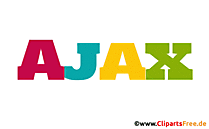 Ajax Vorname für Jungen Deko Illustration mit Animation