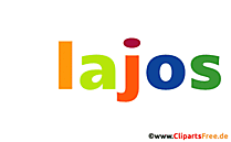 Alajos Vorname für Jungen Illustration, Bild, Gif Grafik