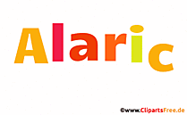 Alaric Vorname für Jungen - Babyvornamen als animierte Bilder