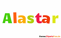 Alastar Vorname für Jungen als animiertes Gif Bild