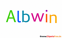 Albwin Vorname für Jungen - Baby Vornamen als Bilder