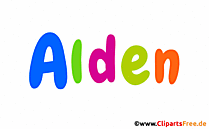 Alden Vorname für Jungen - Babyvornamen als animierte Bilder