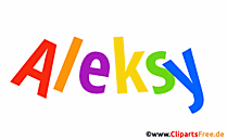 Aleksy persönliches Namensbild -  Bilder mit Vornamen