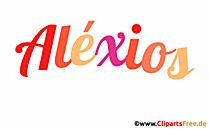 Aléxios Bild mit Namen - Animierte Bilder mit Vornamen
