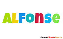 Alfonse Vorname für Jungen - Baby Vornamen als Bilder