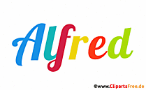 Alfred Bild mit Namen -  Bilder mit Baby Vornamen
