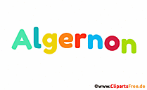 Algernon Bild mit Namen - Animierte Bilder mit Vornamen