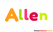 Allen Name für Baby - Vornamen für Jungs als Bilder