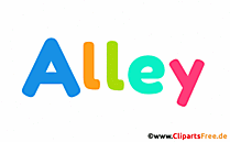 Alley Vorname für Jungen - Babyvornamen als animierte Bilder