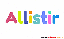 Allistir Vorname für Jungen - Baby Vornamen als Bilder