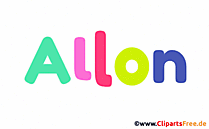 Allon persönliches Namensbild -  Bilder mit Vornamen