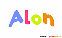 Alon Bild mit Namen - Animierte Bilder mit Vornamen