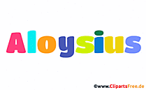 Aloysius Bild mit Namen - Kindernamen Gif Bilder